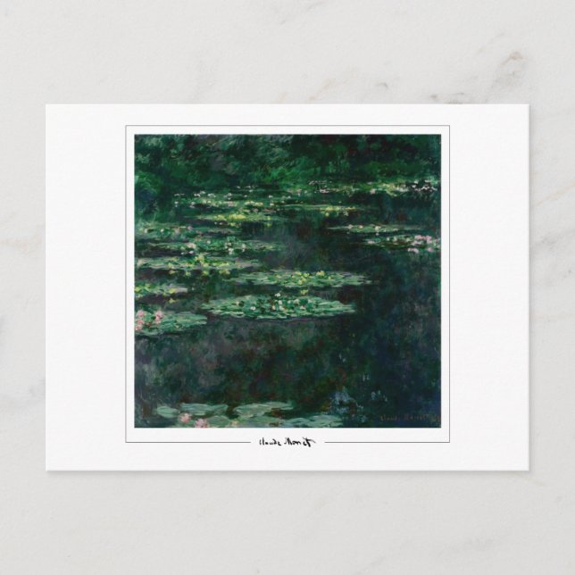 Postal Claude Monet #5-2 - Bella Artes (Anverso)