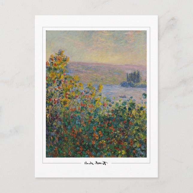 Postal Claude Monet #8-2 - Arte fino (Anverso)