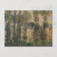 Claude Monet - Álamos en Giverny, Amanecer