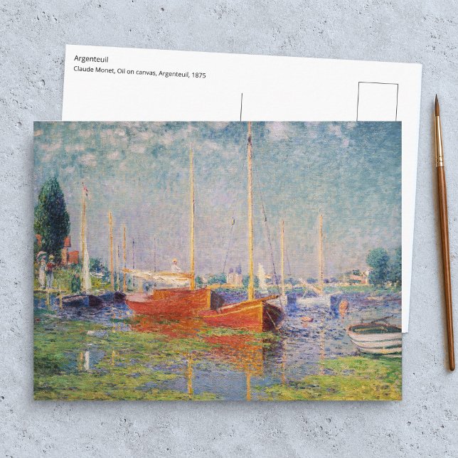 Postal Claude Monet - Argenteuil (Subido por el creador)