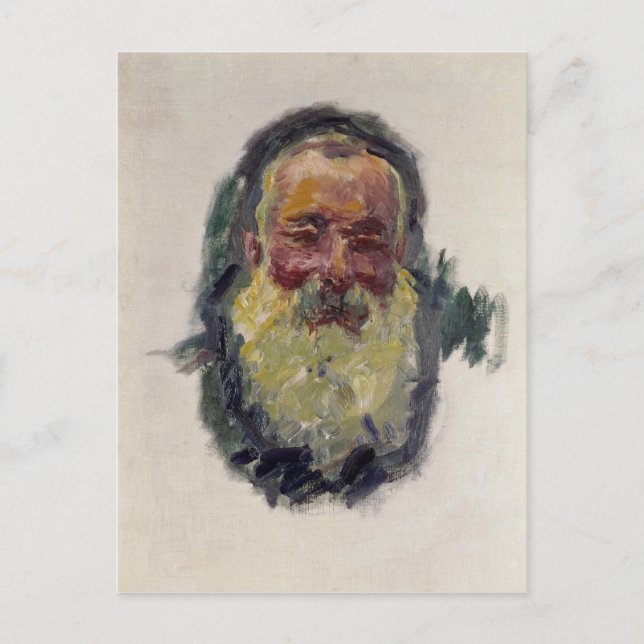 Postal Claude Monet | Autorretrato, 1917 (Anverso)