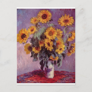 Postal Claude Monet Bouquet