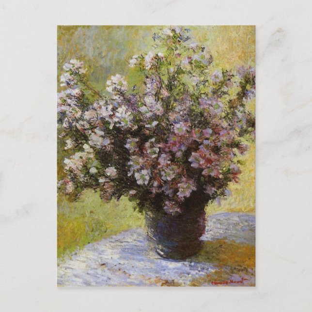 Postal Claude Monet Bouquet (Anverso)