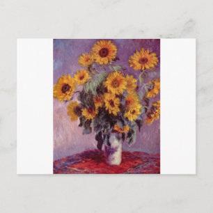 Postal Claude Monet Bouquet