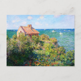 Postal Claude Monet: Cabaña de pescadores en Varengeville