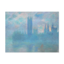 Claude Monet. Casas del Parlamento de Londres. Azu