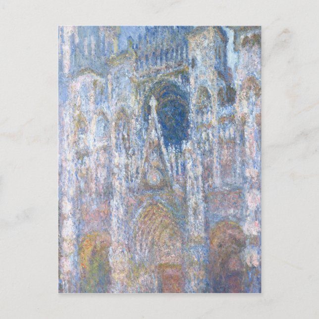 Postal Claude Monet | Catedral de Rouen (Anverso)