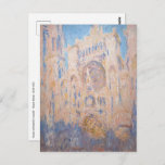 Postal Claude Monet - Catedral de Rouen al atardecer<br><div class="desc">Catedral de Rouen al atardecer / Catedral de Rouen en fin de journee por Claude Monet en 1892-1893</div>