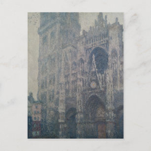 Postal Claude Monet   Catedral de Rouen, Portal Occidenta