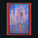 Postal Claude Monet, Catedral de Rouen, Sinfonía<br><div class="desc">Claude Monet,  Catedral De Rouen,  Sinfonía En Gris Y Rosa,  1894</div>