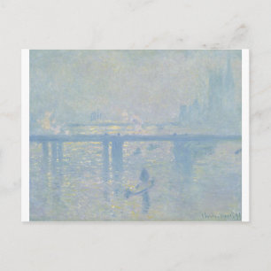 Postal Claude Monet - Charing Cross Bridge. Arte clásico