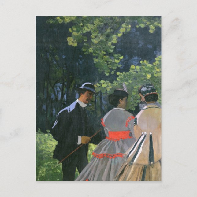 Postal Claude Monet | Dejeuner sur l'Herbe, Chailly (Anverso)