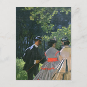 Postal Claude Monet Dejeuner sur l'Herbe, Chailly