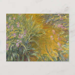 Postal Claude Monet El camino a través de los irlandese