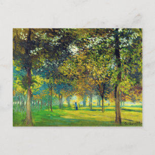 Postal Claude Monet: El campanario de la paz de Allee Du