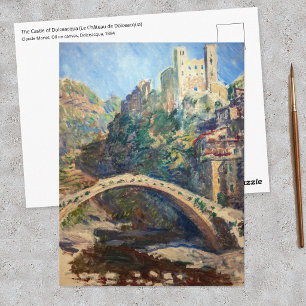Postal Claude Monet - El Castillo de Dolceacqua