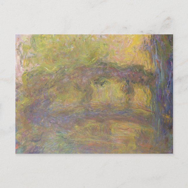 Postal Claude Monet el | el puente japonés, 1918-24 (Anverso)