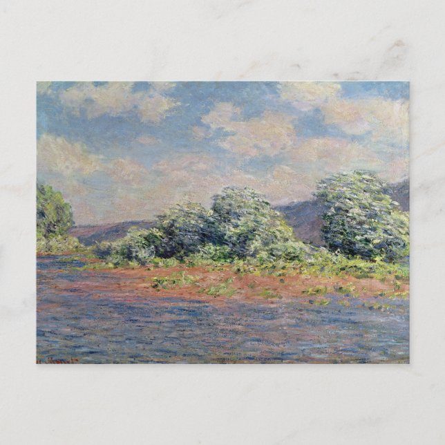 Postal Claude Monet el | el Sena en el Puerto-Villez, (Anverso)