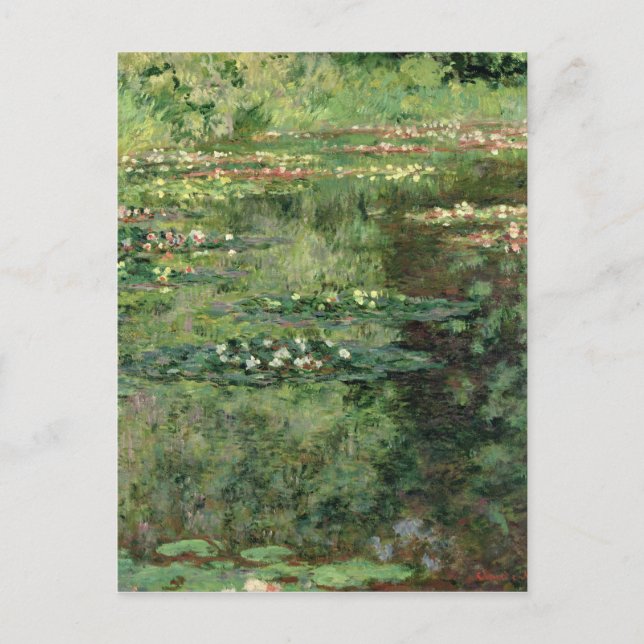 Postal Claude Monet | El estanque acuático, 1904 (Anverso)