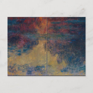 Postal Claude Monet - El Estanque De Lirio De Agua Por La