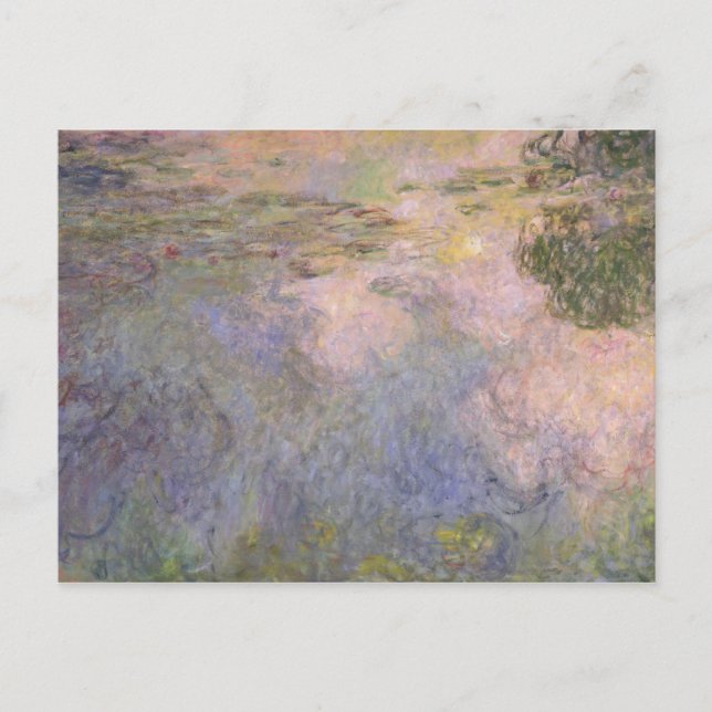Postal Claude Monet | El estanque Water-Lily (Anverso)