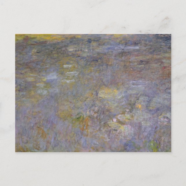 Postal Claude Monet | El estanque WaterLily (Anverso)