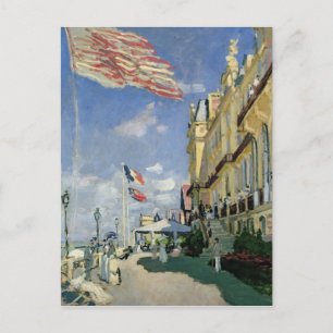 Postal Claude Monet El Hotel des Roches Noires