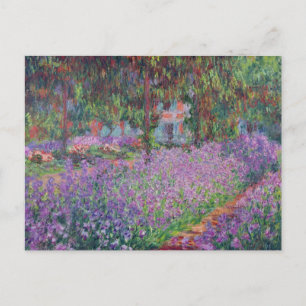 Postal Claude Monet   El jardín del artista en Giverny