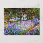 Postal Claude Monet El jardín del artista en Giverny<br><div class="desc">El jardín de Claude Monet en Giverny,  Francia,  como lo pintó el artista.</div>