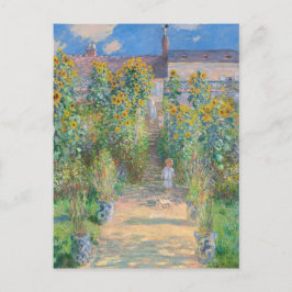 Postal Claude Monet El Jardín del Artista en Vétheuil, 18