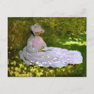 Postal Claude Monet: El lector
