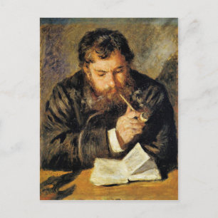 Postal Claude Monet (El Lector) por Renoir