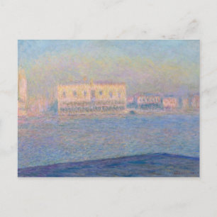 Postal Claude Monet   El Palacio del Doge visto desde San