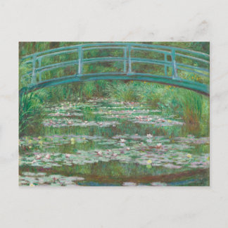 Postal Claude Monet - El puente japonés