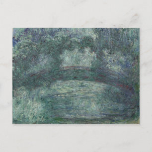 Postal Claude Monet - El puente japonés