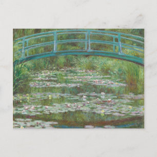 Postal Claude Monet   El puente japonés de 1899