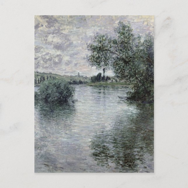 Postal Claude Monet | El Sena de Vetheuil, 1879 (Anverso)