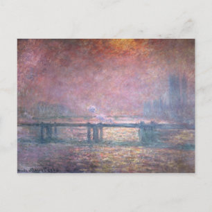 Postal Claude Monet   El Támesis en Charing Cross, 1903