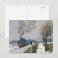 Claude Monet - El tren en la nieve / La locomotora