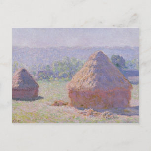 Postal Claude Monet Grilletes al final del verano