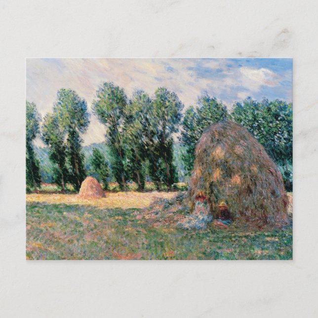 Postal Claude Monet - Haystacks (Anverso)