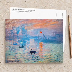Postal Claude Monet - Impresión, Amanecer