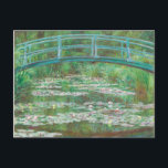 Postal Claude Monet Impresionismo<br><div class="desc">Postal de Claude Monet "Footbridge japonés".</div>