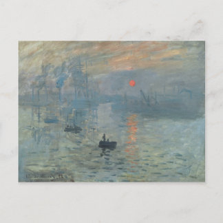 Postal Claude Monet, Impression, soleil levante