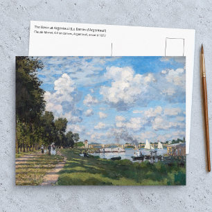 Postal Claude Monet - La Cuenca de Argenteuil