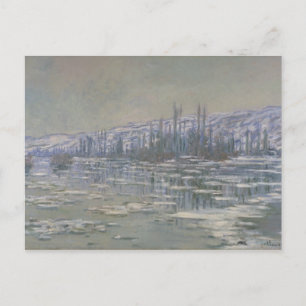 Postal Claude Monet - La ruptura del hielo