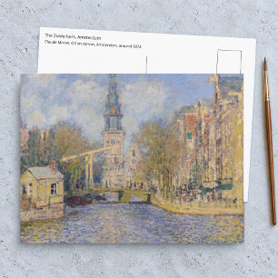Postal Claude Monet - La Zuiderkerk, Ámsterdam