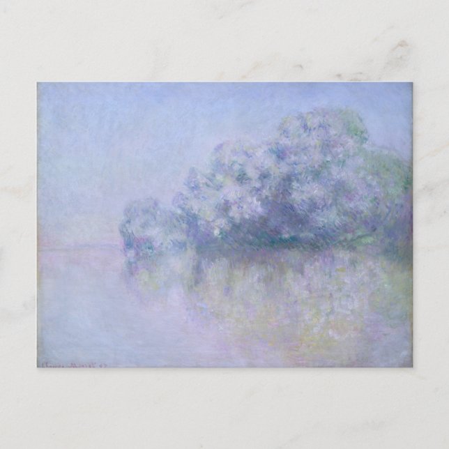 Postal Claude Monet | � le aux Orties cerca de Vernon (Anverso)