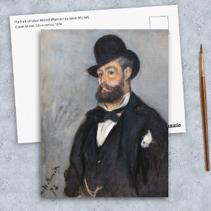 Postal Claude Monet - Leon Monet