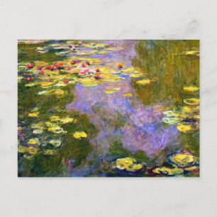 Postal Claude Monet: Lilies de agua